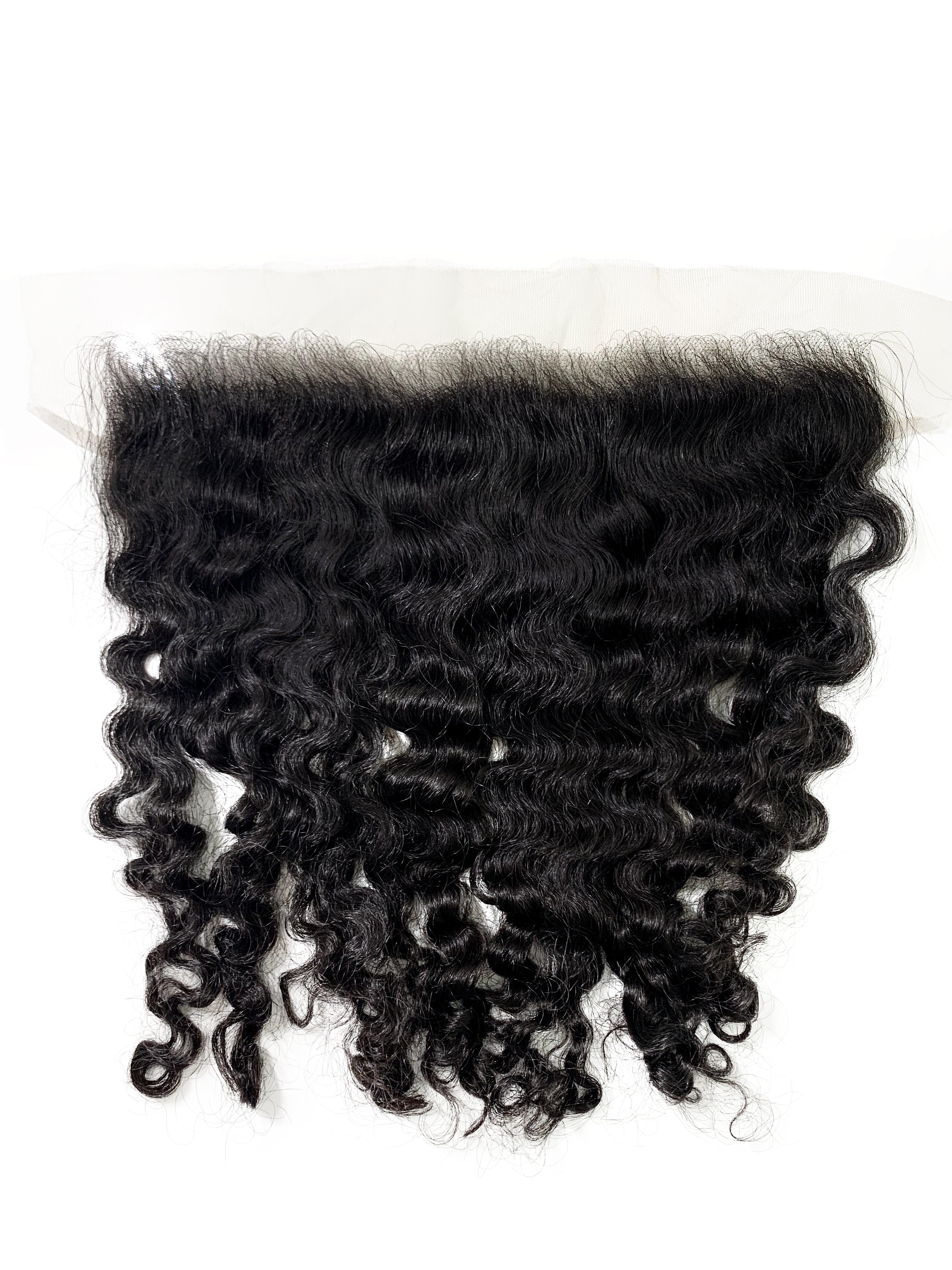 13"X4" Curly Frontal