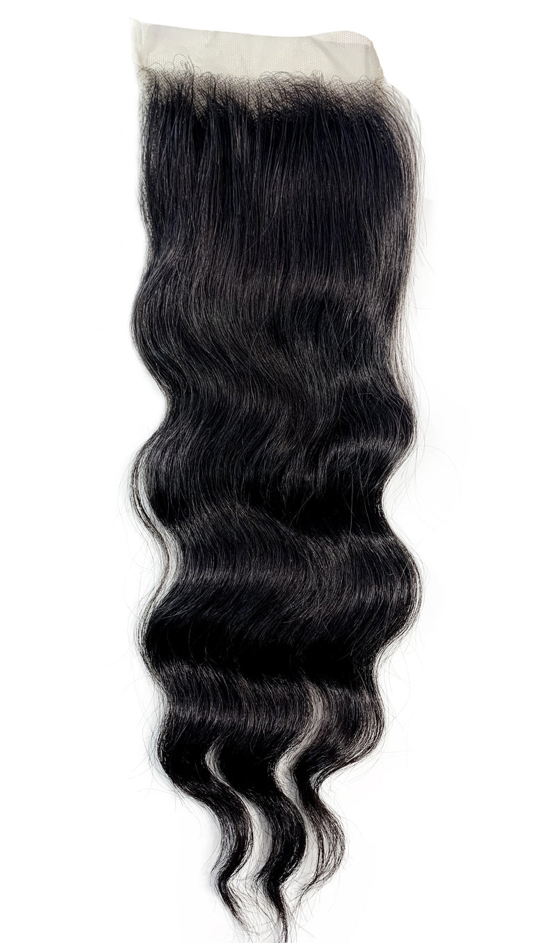 5"X5" Wavy Closure